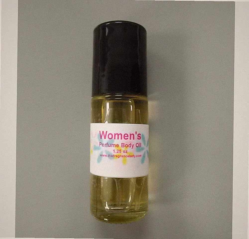 1.25 Oz Coconut Perfume Body Oil Fragrance Roll On Bottle Large