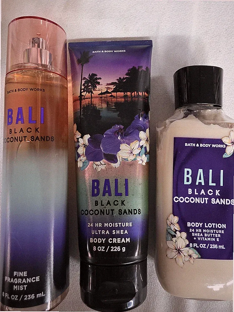 Bath & Body Works Bali Black Coconut Sands Fine Fragrance Mist Coconut Scent