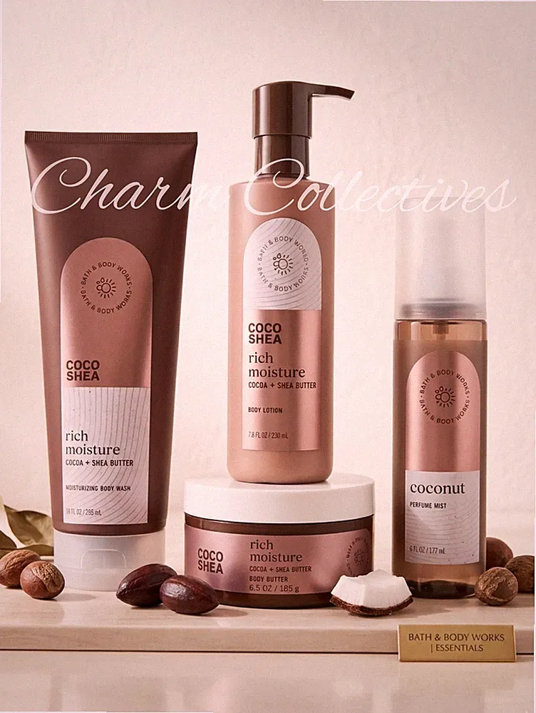 Bath & Body Works COCO SHEA Body Wash, Lotion, Butter + Coconut Perfume Mist