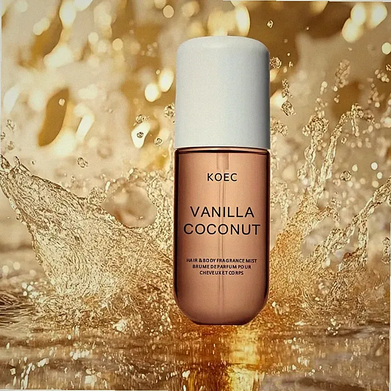 KOEC Vanilla Coconut Perfume Vanilla Coconut Hair and Body Perfume Spray f/Women