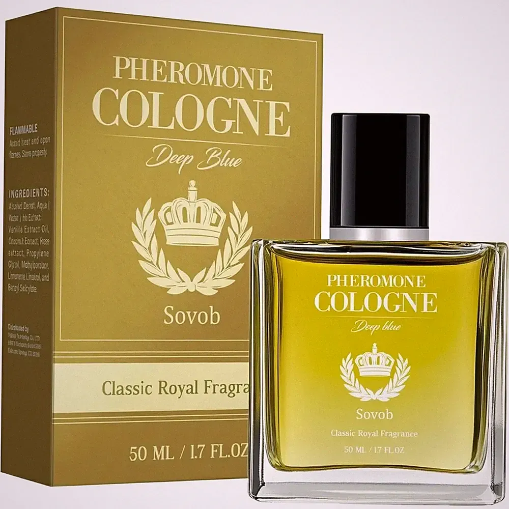 Mens Cologne 50ml Long Lasting Vanilla Coconut Rose Perfume Fragrance Spray